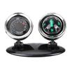 1PC Car Ornaments Compass Thermometer, Guide Ball Dashboard Meters Gauge Decorative, Truck Automobile Accessories