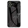 For Samsung Galaxy A05 4G Cover Marble Pattern Tempered Glass+PC+TPU Anti-scratch Shell