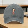 Cartoon Lady BBettyeds Boops Sun Baseball Cap Yk Retro Unisex Unisex Washed Hip Hop Hats Breathable Design Outdoor Caps Gift