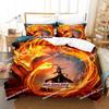 2023 Game Hearthstone Heroes Of Warcraft Bedding Set Cartoon Anime three-piece Set Teenager Bedroom Duvetcover Sets
