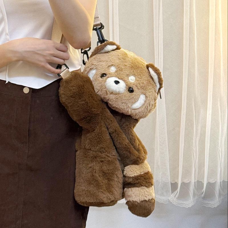

Плюшевая Панда Кроссбоди и Рюкзак - Сумка-Кукла из Мягкой Игрушки 38 cm