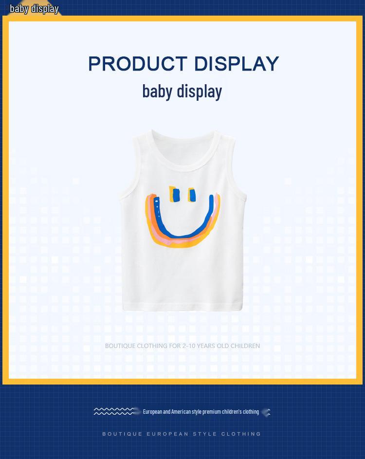 27kids Children's Summer 2022 Sleeveless Vests and Baby Clothes Collection