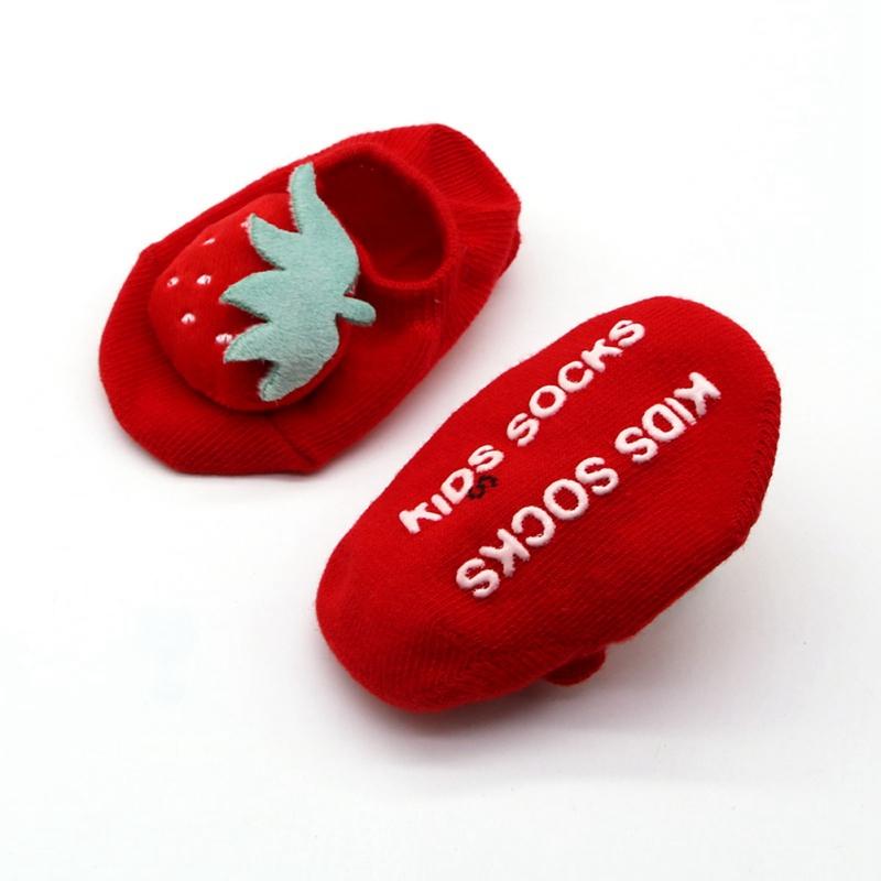 Niemowlęce Chłopcy Dziewczynki Wiosenne Bawełniane Kreskówkowe Słodkie Skarpetki Antypoślizgowe Skarpety Podłogowe Ocieplacze na Nogi