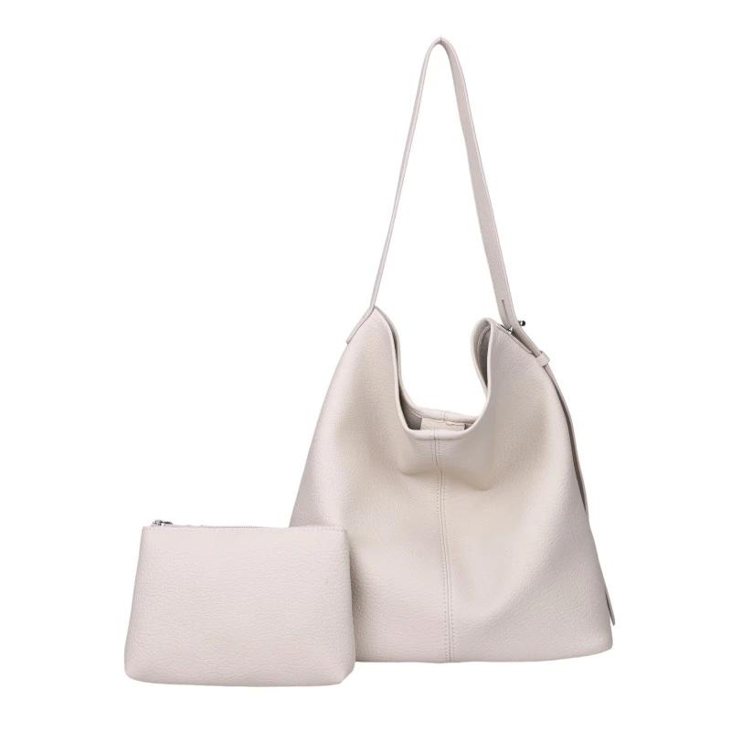 Light Luxury PU Solid Color Hasp Hot Sale Shoulder Bags 2026 High Quality Large Capacity Unique Design Crossbody Bags for Women
