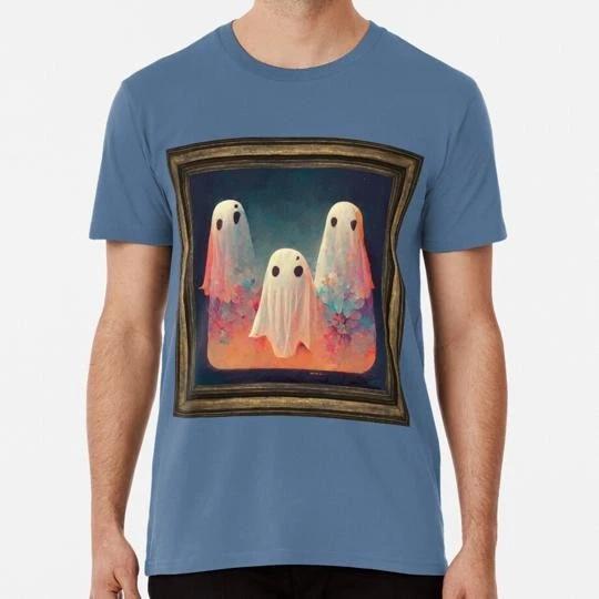 Groovy Ghost Spooky Season Ai Generator Size S to 5XL Made in the USA T-Shirt L
