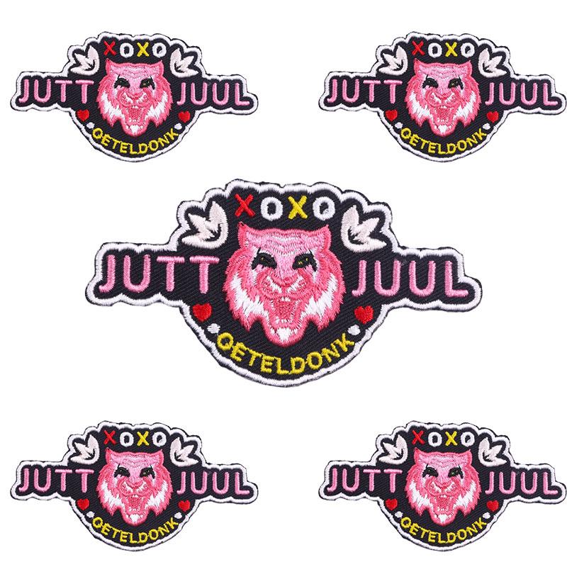 10pcs /Lots Netherland Carnival Patch Netherland Oeteldonk Emblem Full Embroidered Patches Iron On Patches For Clothing Sew Diy 