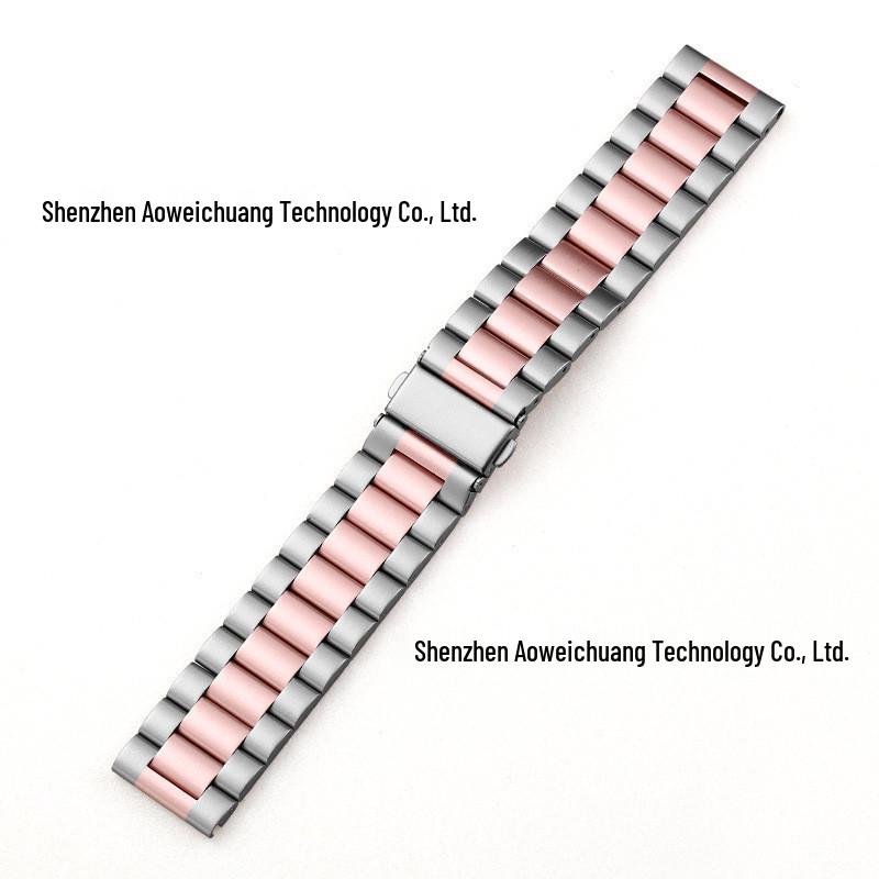 Universellt Metall Rostfritt Stål Klockarmband för Apple, Samsung, Huawei