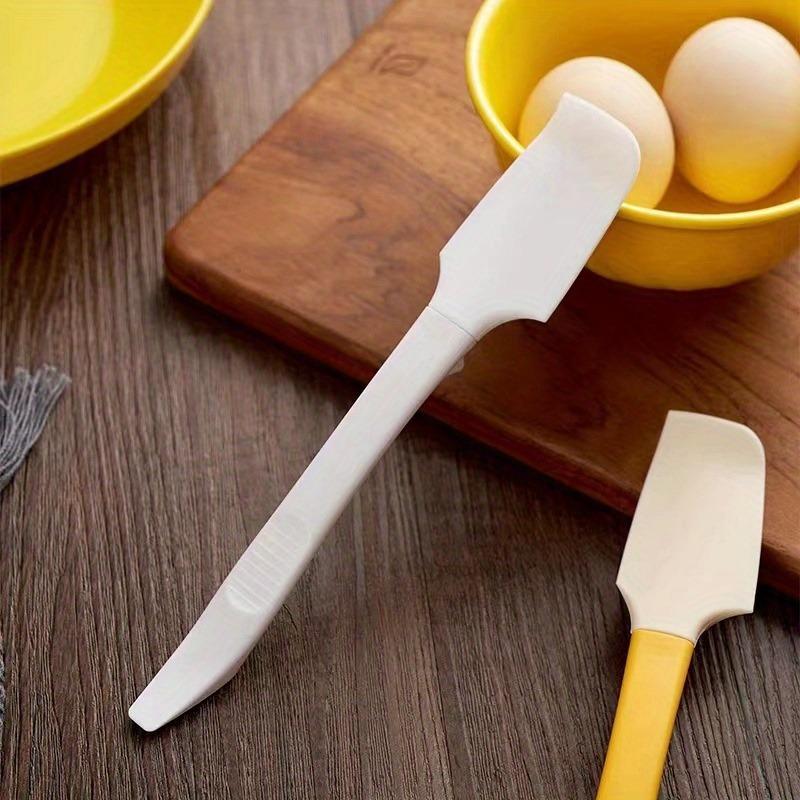 1pc 2-in-1 silicone spatula and scraper for easy cooking, baking, and mixing, perfect for frosting and cleaning