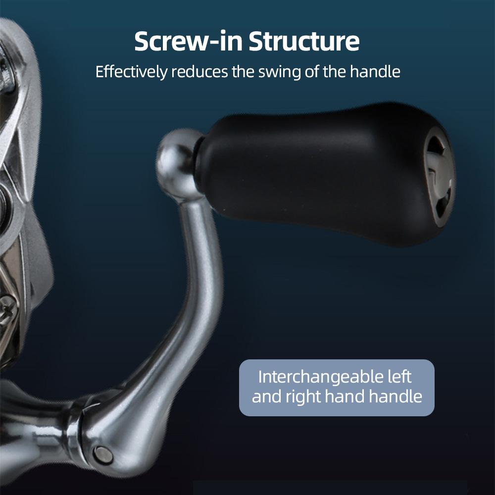 5+1BB Spinnrolle 5.2:1 Angelrolle mit Metallspule, austauschbarem linken und rechten Griff.