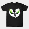 Men Black Print T-shirt Wu Spawn No-Cut Transfer Paper Print Cotton Tshirt