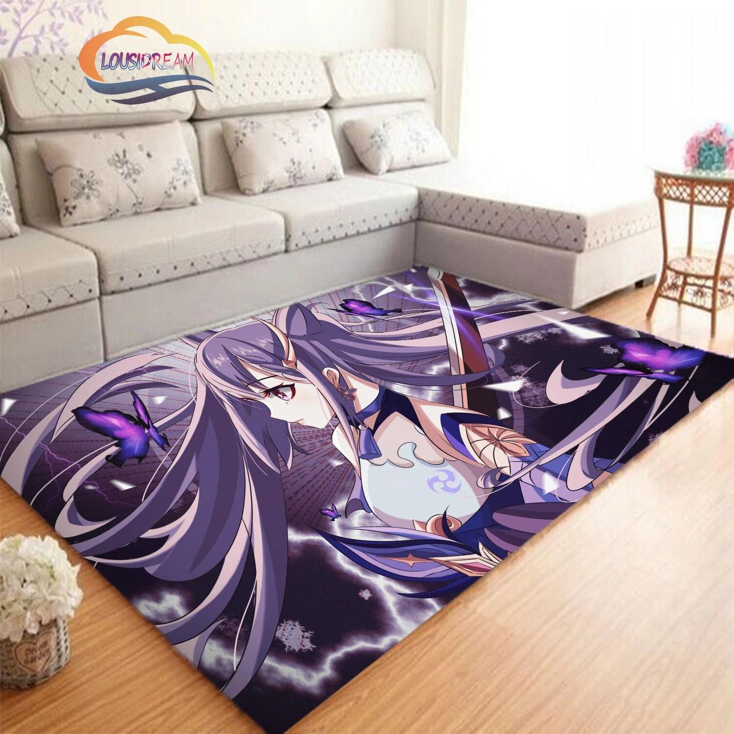 

Пригодницькі ігри з відкритим світом Genshin Impact Персонаж килим Косплей Килимок Мультфільм Велика площа Подушка Килимок для йоги 40cm x 60cm