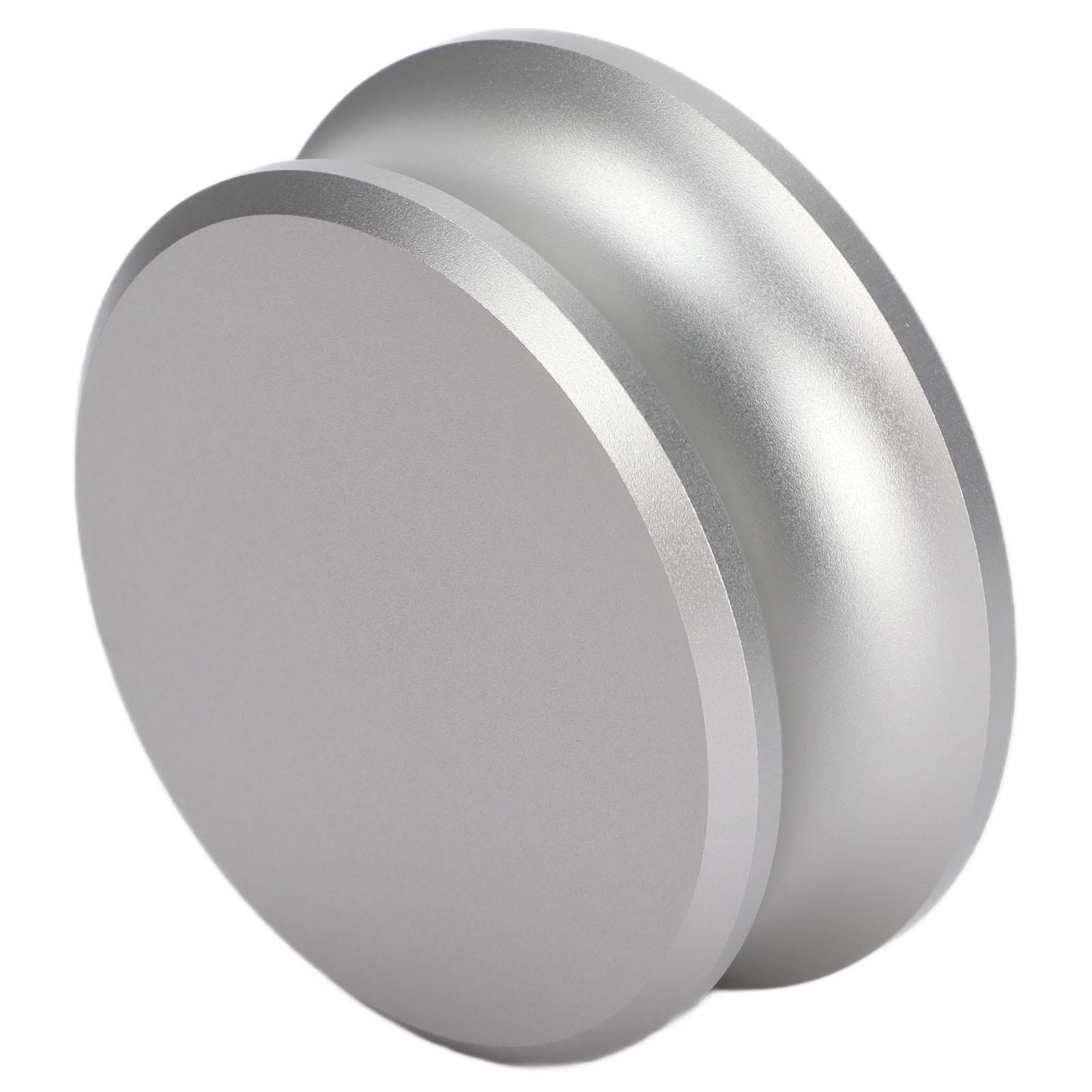 

Стабилизатор веса проигрывателя пластинок, алюминиевый проигрыватель виниловых пластинок, черный зажим для веса виниловых пластинок серебряный