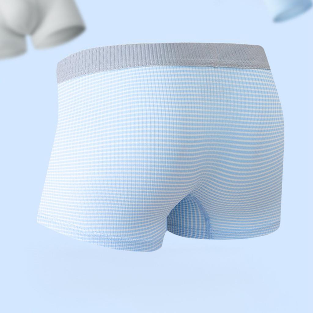 Men's Boxer Briefs 3 Pack Thin Breathable Fabric Elastic Waistband Soft Comfortable Fit Underwear Set
