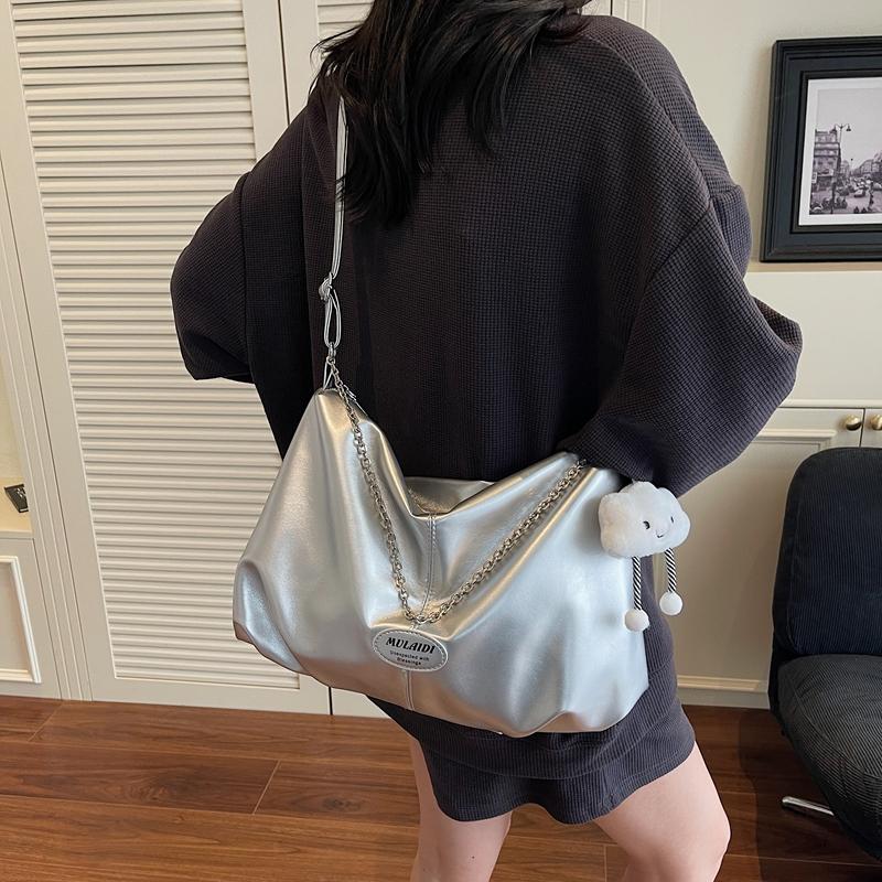 Large Capacity Shoulder Bag Women's Shoulder Crossbody Bag Student Commuter Underarm Bag