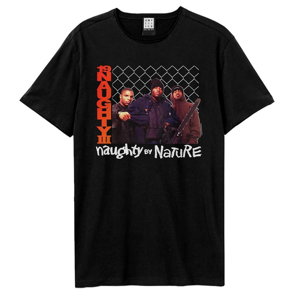 Amplified Unisex Adult Hip Hop Hooray Naughty By Nature T-Shirt