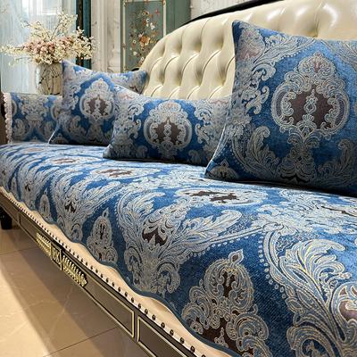 Europese Jacquard Bankhoes Chenille Stof Antislip Bankkussen Vier Seizoenen Universeel Woonkamer Decoratie Bankhanddoek