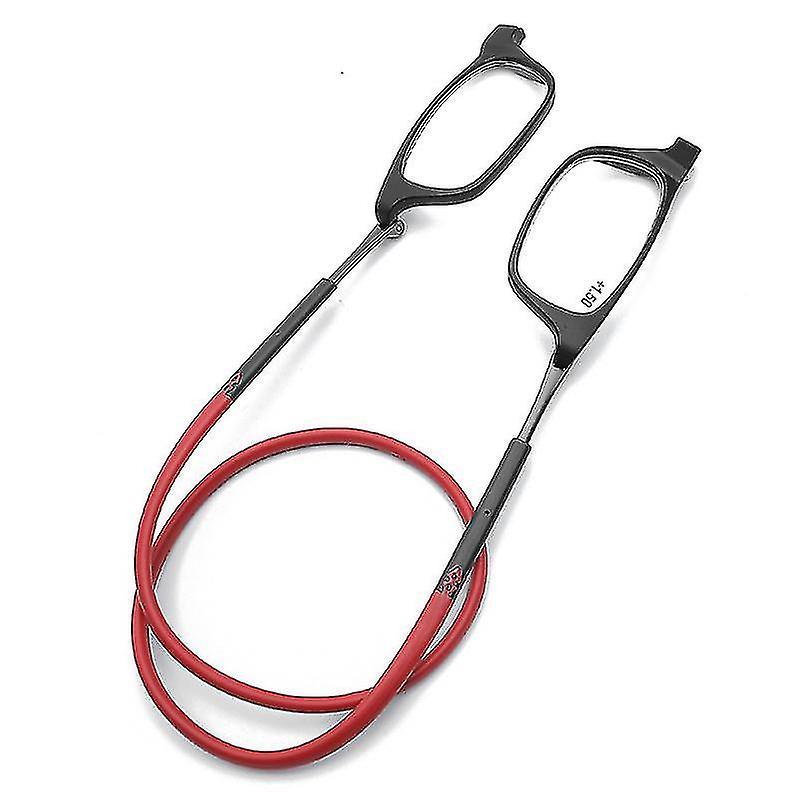 Reading Glasses High-grade Tr Magnetic Absorption Hanging Neck Funky Readers Glasses Tw