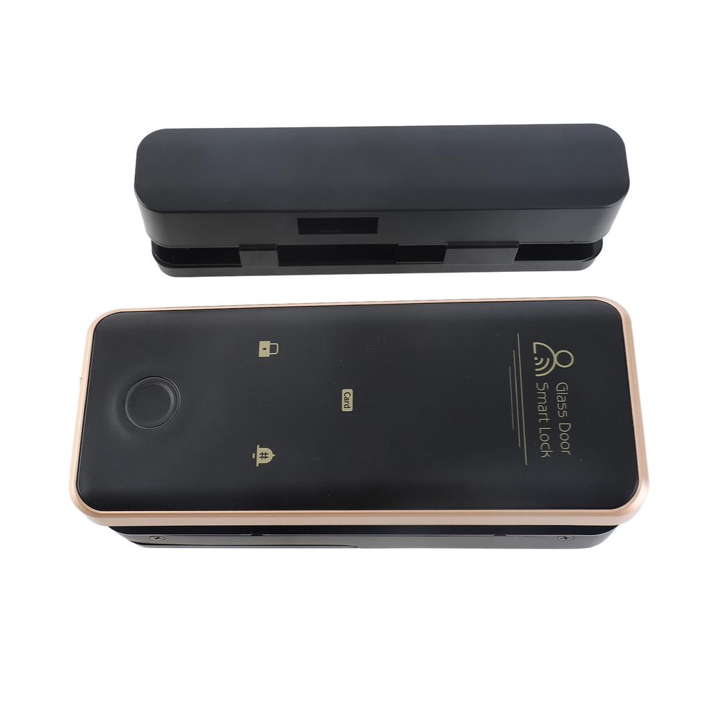 Smart Glass Door Safety Lock Glass Door Fingerprint Password Lock Keyless Door Entry Lock with Attendance for Home Office