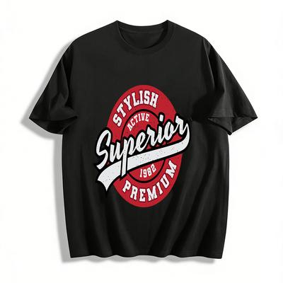 Vintage Superior Graphic Tee Unisex Casual Stylish Premium Active Top Pure Cotton T-shirt