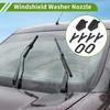 Fits HOPESPANNER Mini Windshield Washer Nozzle, Front Windshield Nozzle, Wiper Washer Jet, Plastic 1 Set