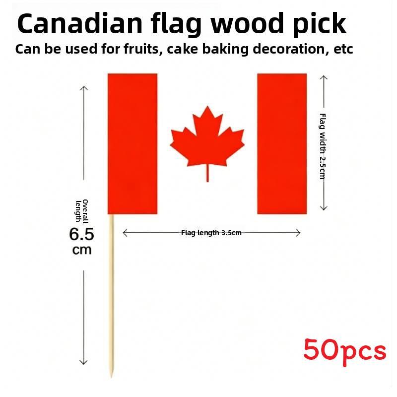Multinational Flag Toothpick Food Decor Pack For Fruit Garnishes And Cocktails