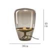 Nordic Modern Glass Table Lamp - Creative, Stylish Lighting for Living Room, Bedroom, Hotel, or Model Room