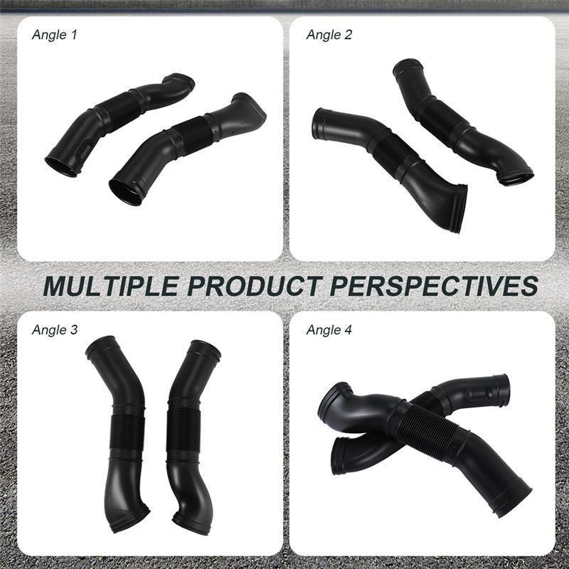 AA92-1Pair Car Air Duct Intake Hose For Mercedes Benz W215 W220 S430 S55 AMG CL500 CLA250 GLA45 A1130941182 A1130941282