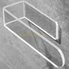 Convenient Bathroom Towel Rack Frees Punching Clear Rack Towel Storage Shelf top sale