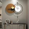 Quality Unique Wall Clocks Large Nordic Pendulum Aesthetic Luxury House Clock Art Living Room Modern Reloj Pared Wall Decor