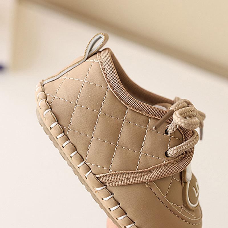 Spring and Autumn Boys and Girls Single Shoes 6-9-12 Months Toddler Shoes 0 1 Year Old Infant Soft Sole Shoes