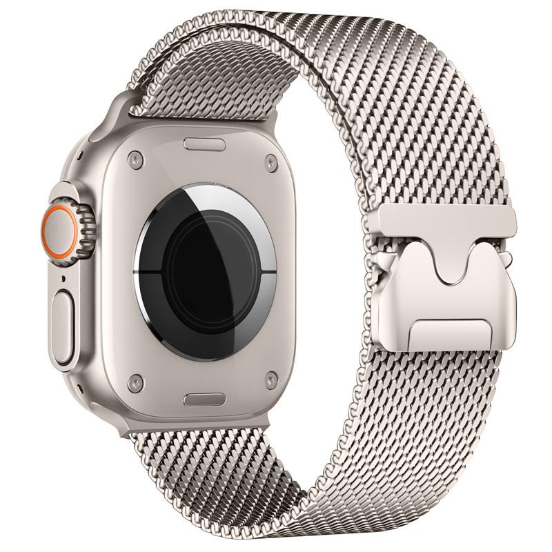 Milanaise Armband für Apple Watch 11 10 42mm 46mm Magnetisches Zubehör für iWatch Ultra 3 2 1 49mm 9 8 7 45 41mm 6 5 4 SE 44 4