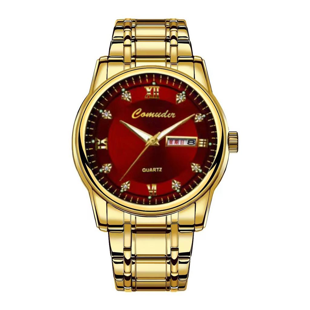 Watch Men's Double Calendar Quartz Watch Business