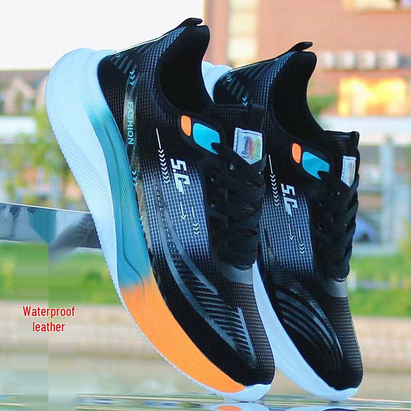 Men's Autumn Leather Casual Sneakers - Trendy, Simple Design for Walking and Shopping