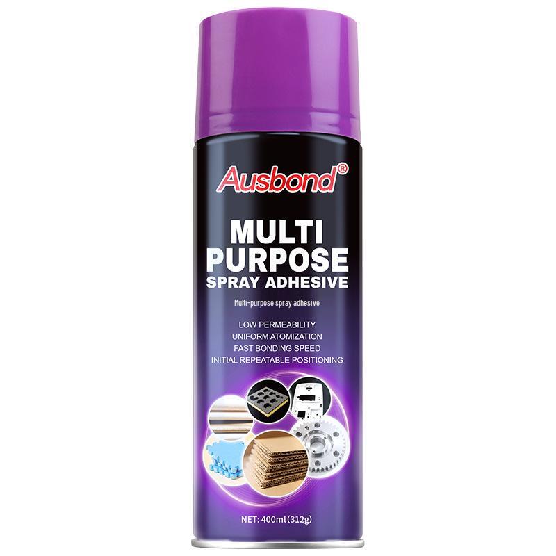 Multi-purpose Spray Adhesive for Paper, Carpet, Car Ceiling & Fabric Repair 400ml Multi-purpose Spray Adhesive прозрачный
