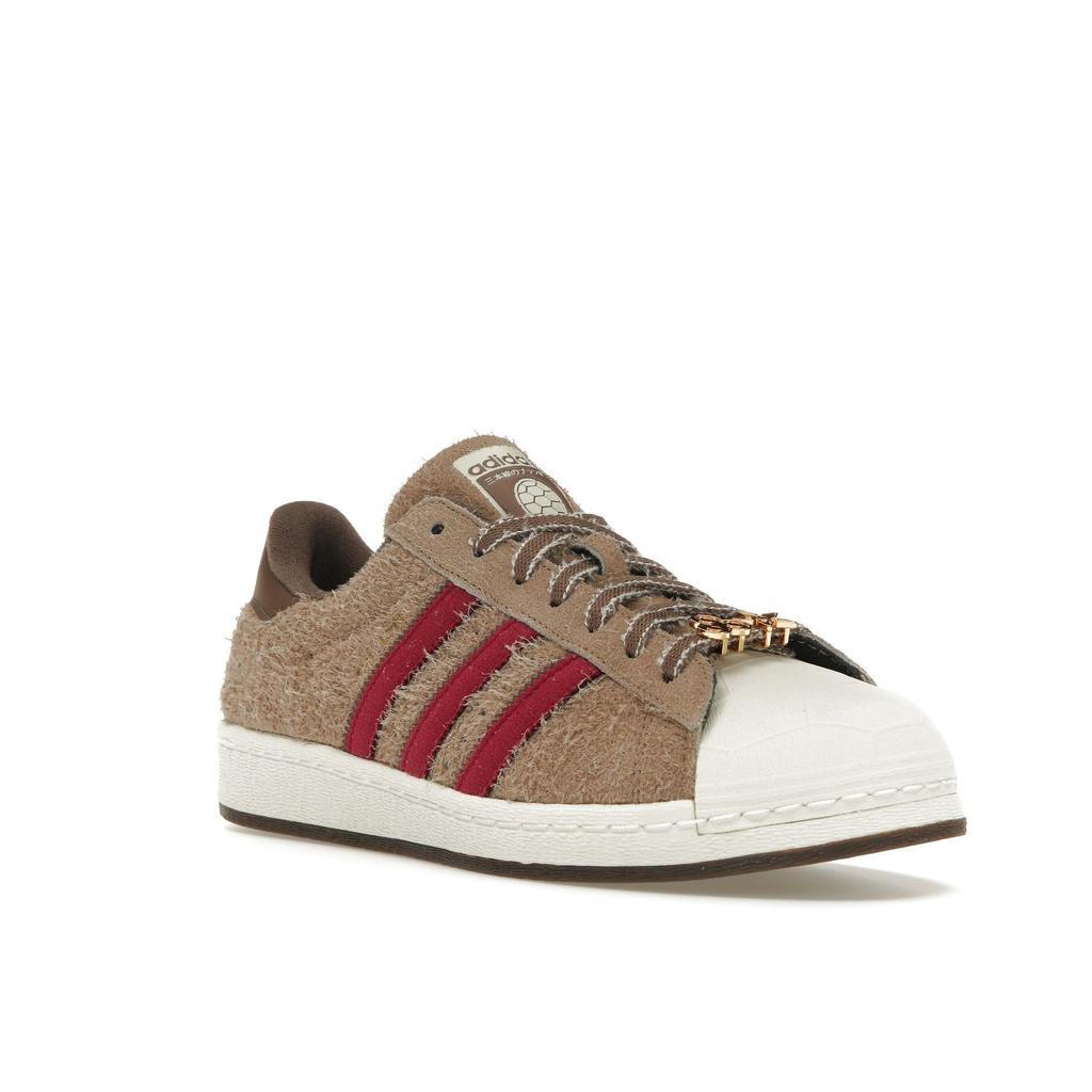 Teenage Mutant Ninja Turtles x adidas Superstar Shelltoe Master Splinter Unisex-Sneaker Braun Klarbraun Fuchsia-Flash IH4767