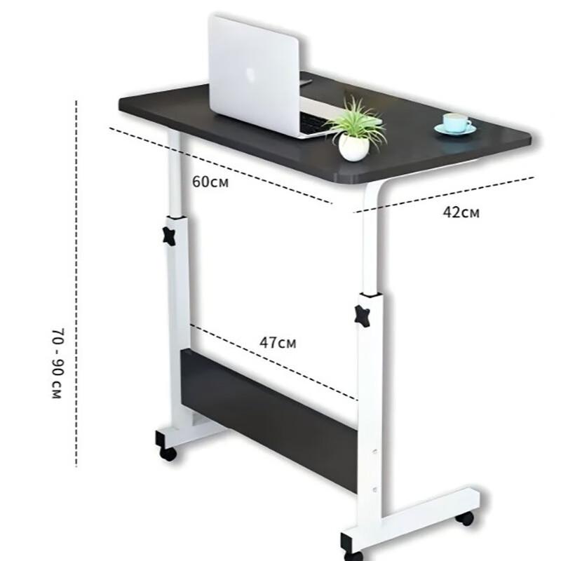 Adjustable Portable Laptop and Study Desk with Wheels