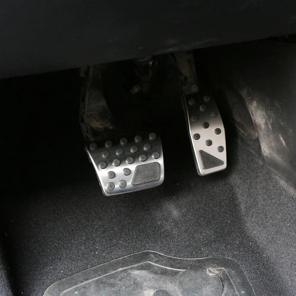 AT Pedale de mașină pentru Fiat 500x 500 X 2014-2021 pentru Jeep Compass 2017-2020 Renegade 2015-2021 Capac pedală de sprijin pentru frână pe gaz