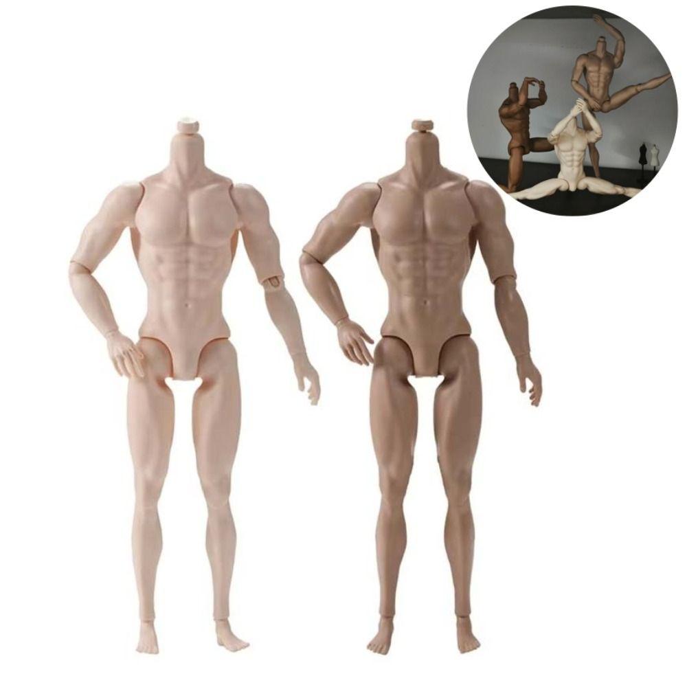 31cm Height 1/6 Male Body Joint Movable Action Figure Body Male Model  Doll's Accessories