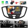 IBEAFILLY 9Inch Car Stereo Radio GPS Navi Car-play Compatible for Transit Custom Tourneo 2013-2019 Android 13