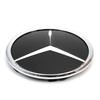 Calandre avant 3D Miroir Étoile Emblème Logo Noir Brillant et Argent Chrome Pour Mercedes Benz Classe E W213 2016-2020 E200 E2