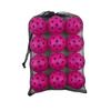 Professional 74MM Pickleball Plastic 40 Holes Competition Pickleball woth Black Mesh Bag Durable Sports Ball Training