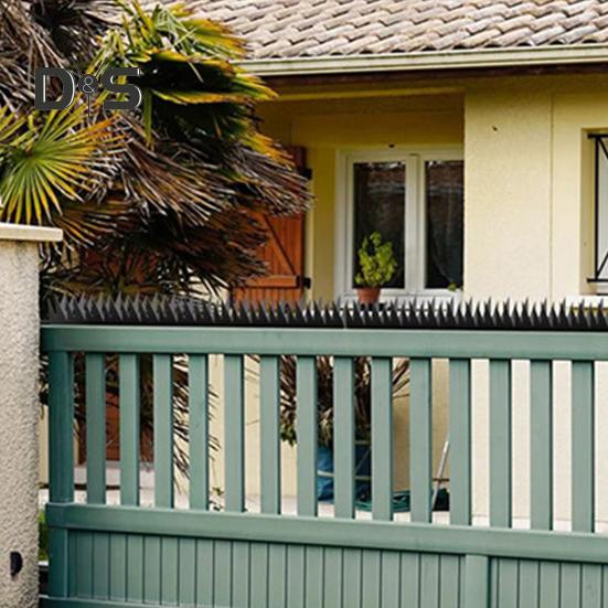 6 bucăți țepi pentru gard anti-urcare Țarpe metalice de securitate rezistente țepi de descurajare a animalelor pentru garduri de casă și grădină, anti-intruși și hoți