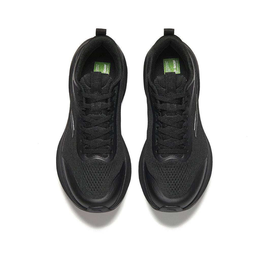 Anta Textile, Rubber Low Top Running Shoes Men's Basic Black 112615527-1