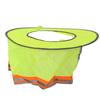 Hard Hat Sun Shade   High Visibility Full Brim Mesh Neck Sunshade with Reflective Stripe
