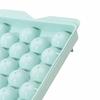33 Grid Ice Tray with Lid Compact Freezing Balls Mold PP Plastic Sphere Ice Cube Maker for Home Use Blue