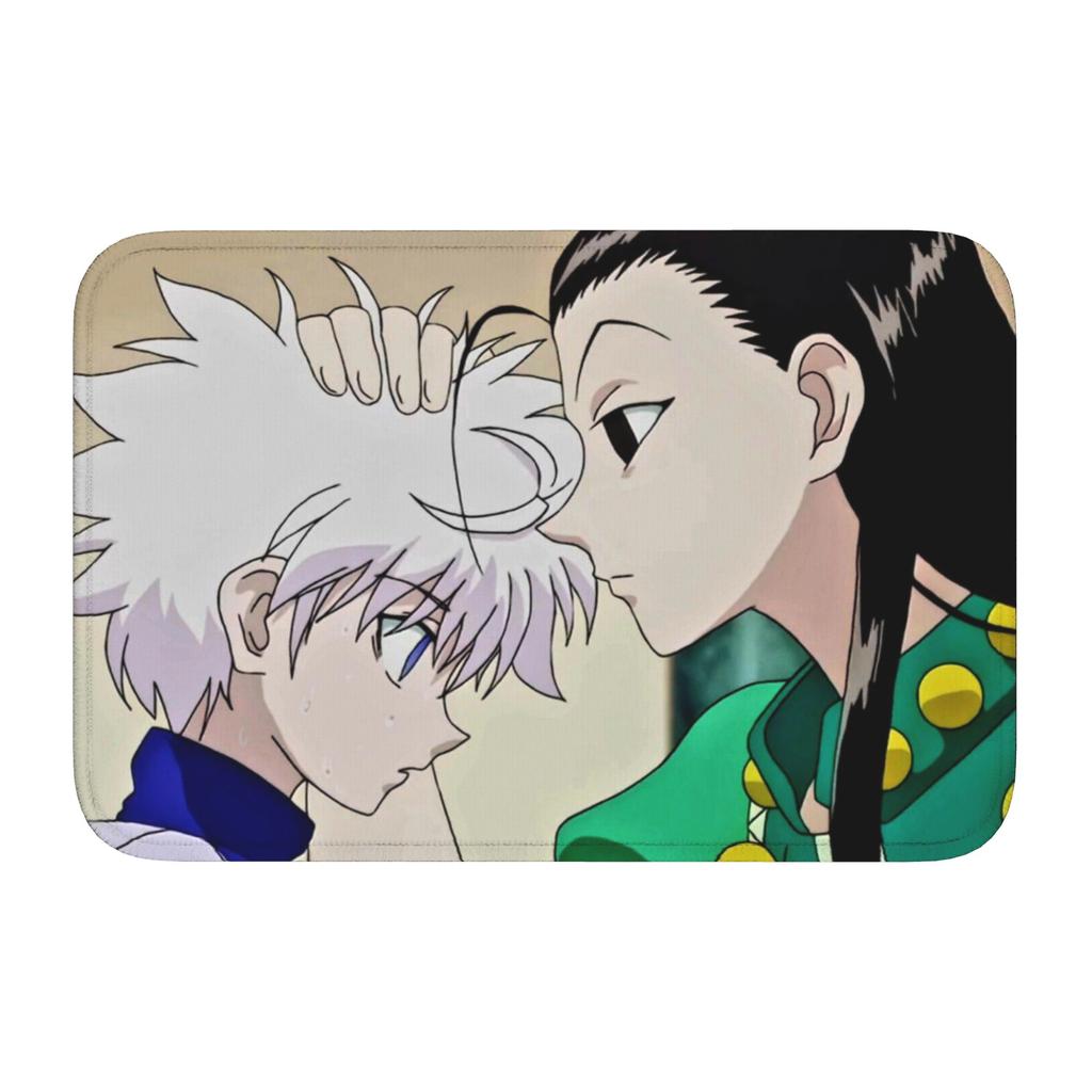 HXH Anime Doormat Anti-Slip Bath Kitchen Welcome Mat Toilet Door Floor Entrance Carpet Rug Footpad