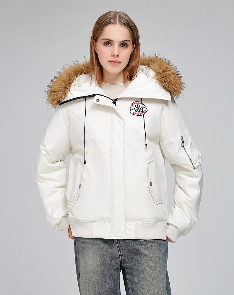 Women's Casual Loose Thickened Warm Jacket With Fur Collar