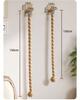 Cat Wall Climbing Sisal Rope Cat Climber Tree Wall Climbing Tower Toy Indoor Cats Posts Kitten Rope Ladder Suitable for Playing