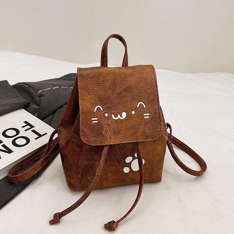 New fashion personality niche design trend small bag women's simple backpack handbag