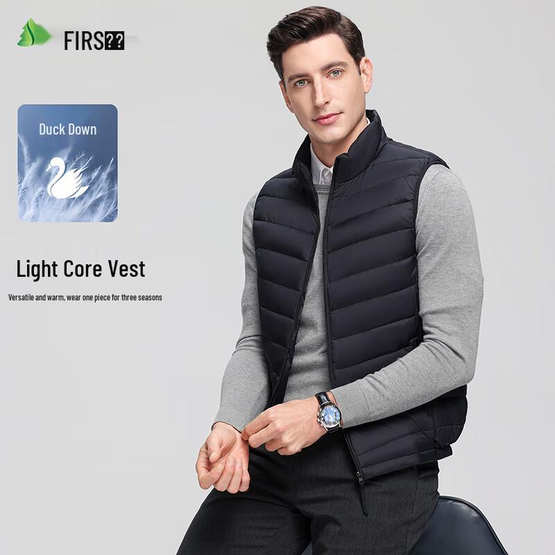 

Shanshan Men s Lightweight Stand-Collar Down Vest 3XL